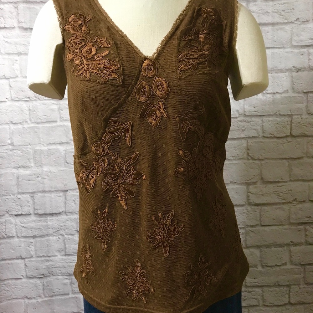 Coldwater Creek Embellished Tank